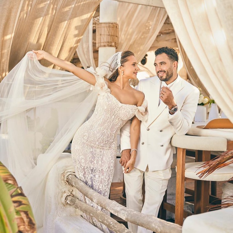 فساتين زفاف من المشاهير انستقرام@nellykarim_official