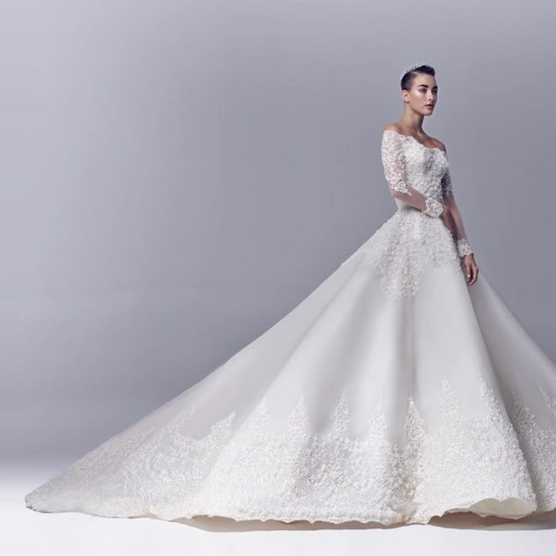 فستان زفاف من المصممة مشاعل الفارس