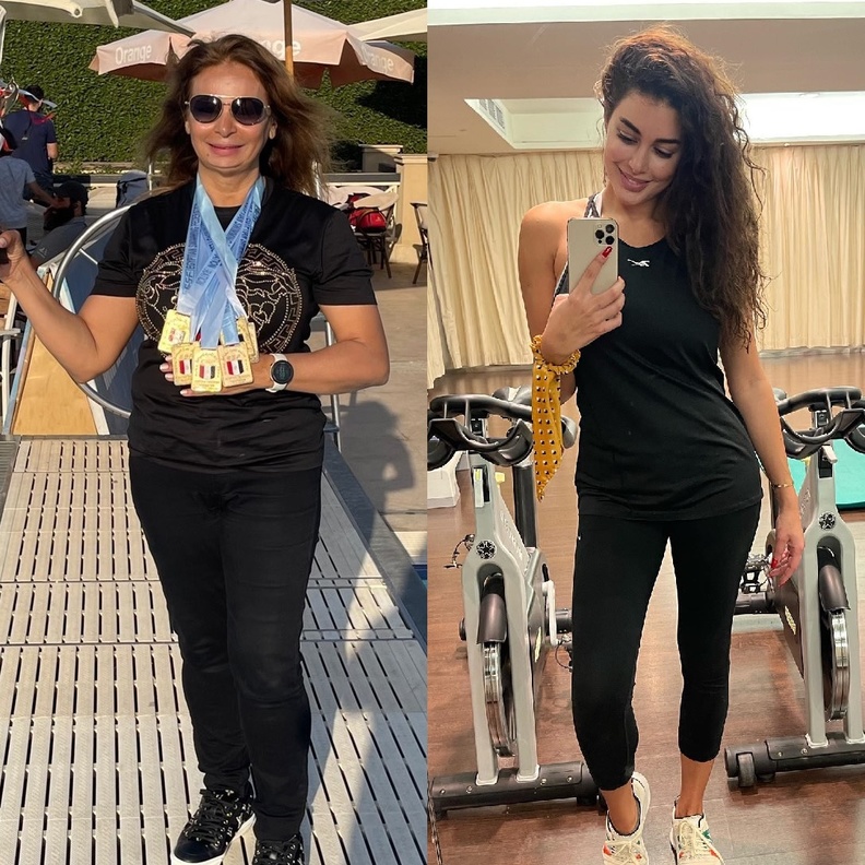 ياسمين صبري ووالتها 