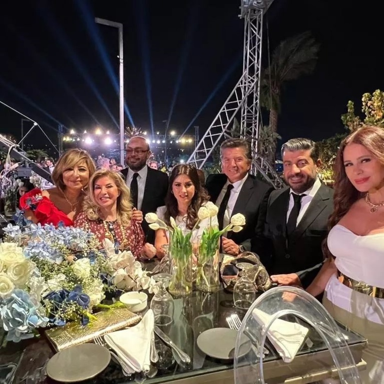 حفل زفاف ابنة السيناريست مدحت العدل
