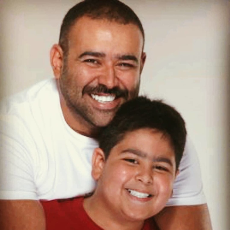 بشار الشطي ونجله