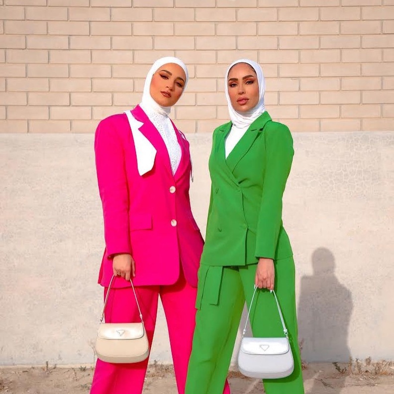 موديلات بدلات للمحجبات لعيد الفطر 2022 بوحي من الفاشينيستا 