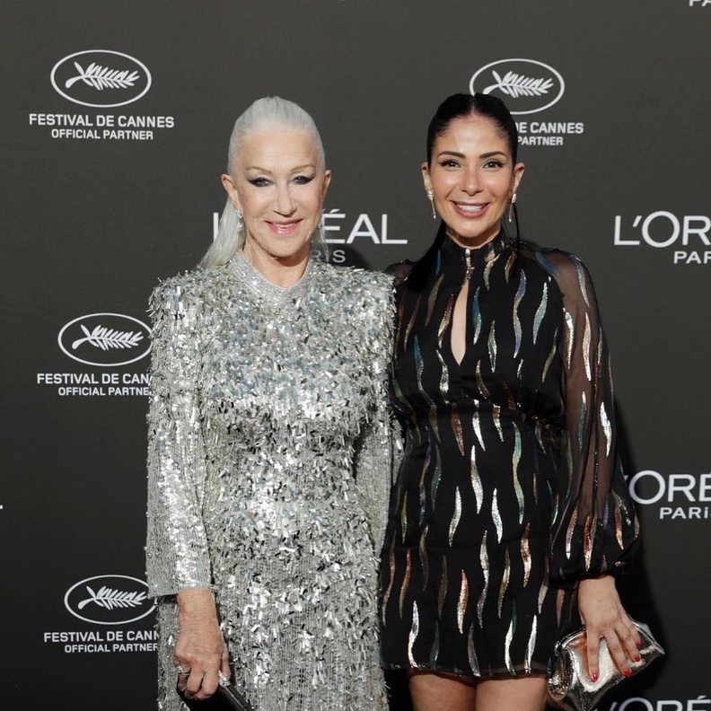 منى زكي وهيلين ميرين