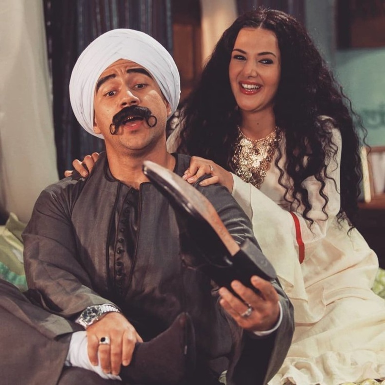 دنيا سمير غانم وأحمد مكي 