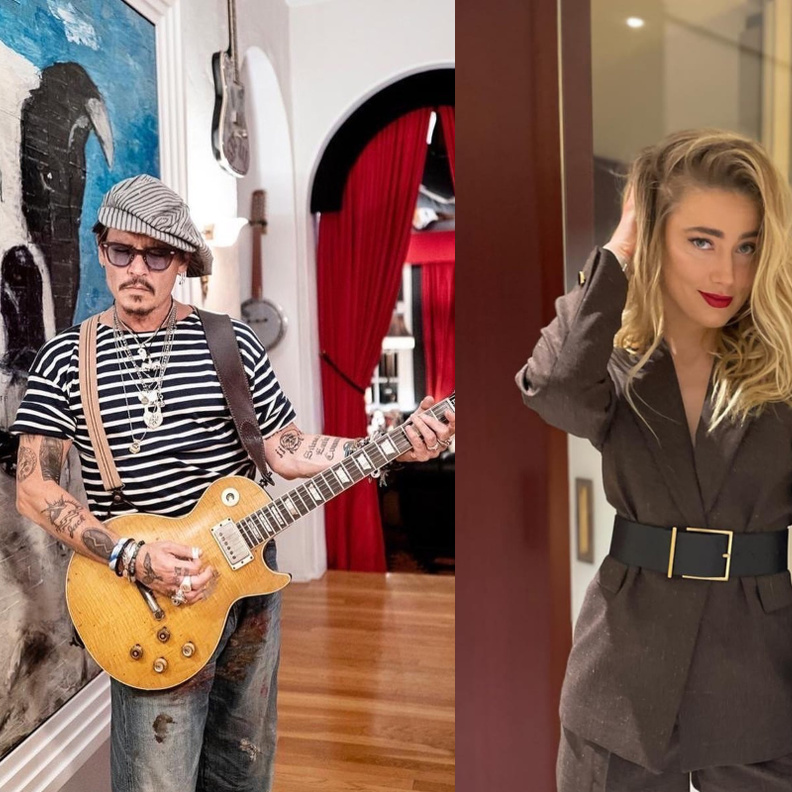 أمبر هيرد وجوني ديب