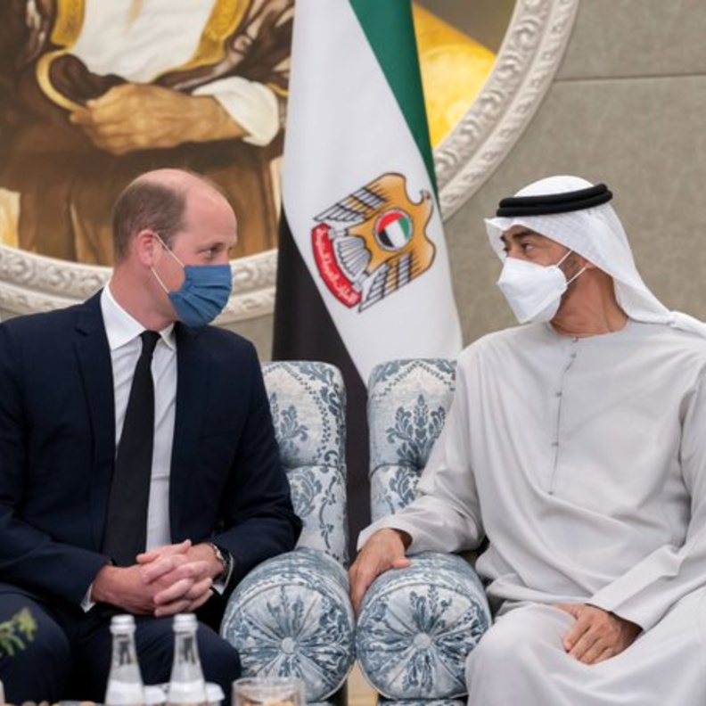 الأمير وليام يسافر إلى أبو ظبي لتقديم العزاء في حاكم الإمارات الراحل بالنيابة عن الملكة