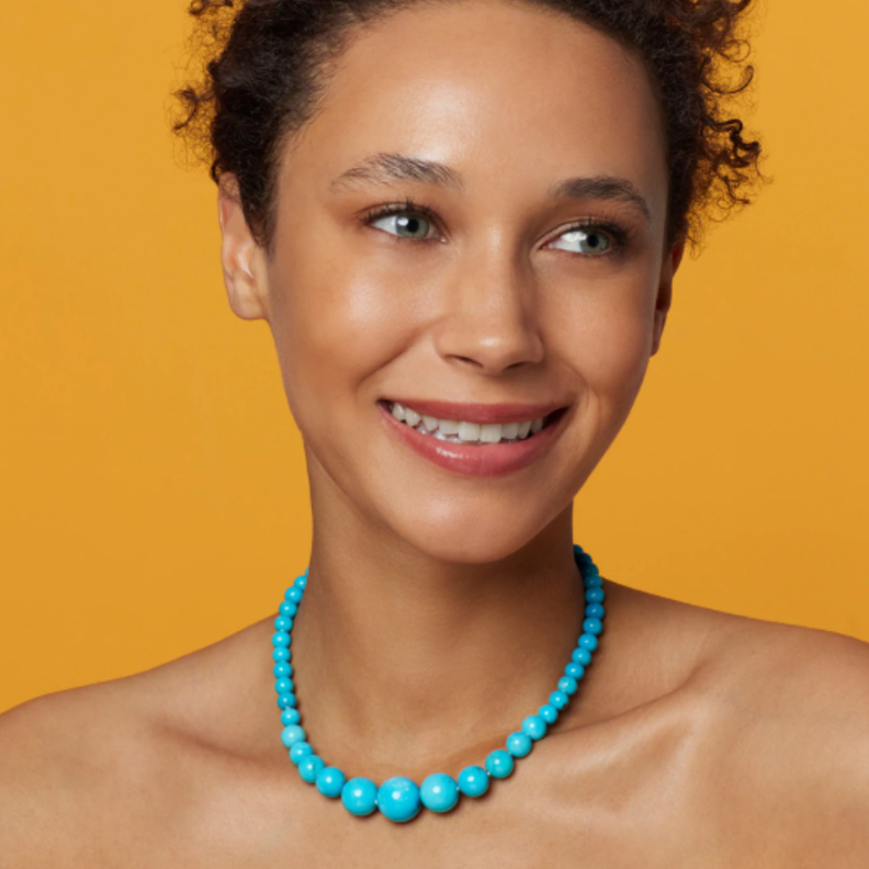 موديلات سلاسل الفيروز الاجمل لاطلالات موسم الربيع والصيف