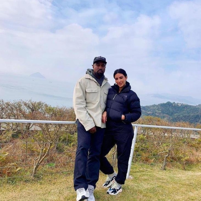 كيم كارداشيان وكاني ويست 