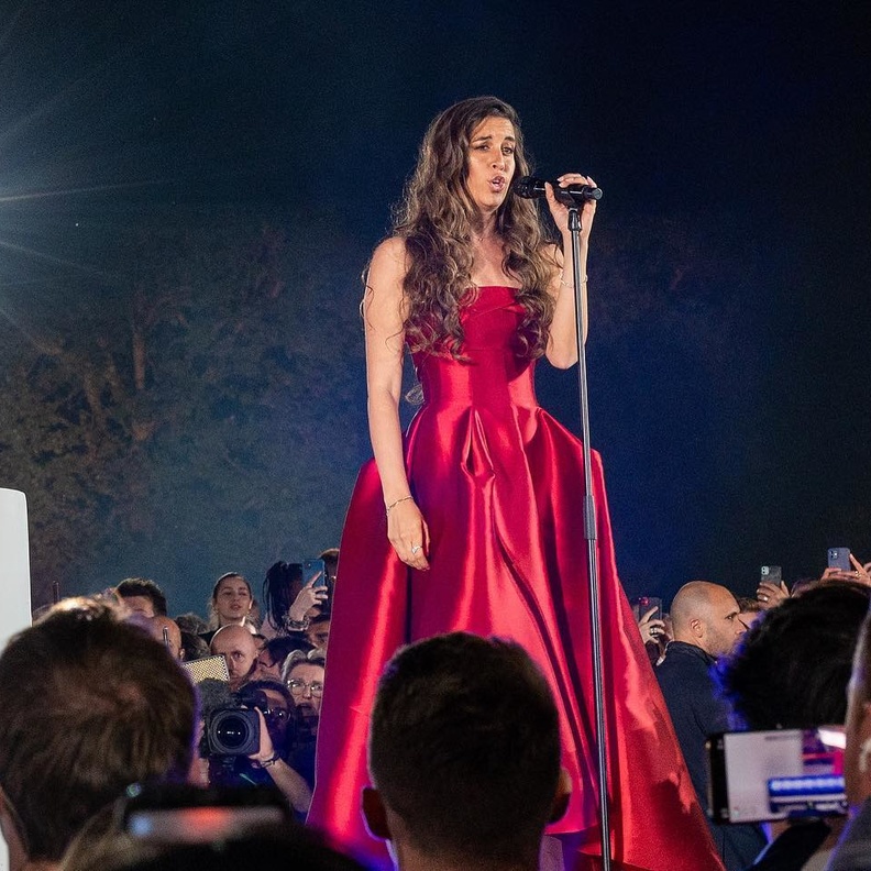 فرح الديباني وكواليس حفل فوز ماكرون