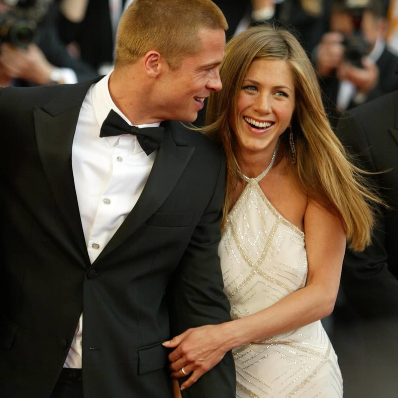 جينيفر أنيستون وبراد بيت