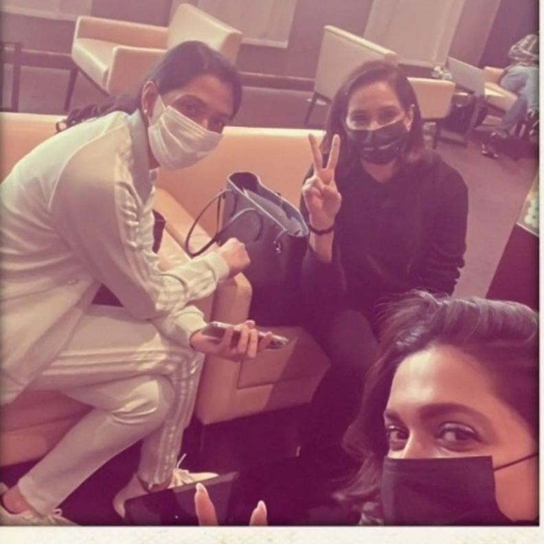 ديبيكا بادوكون في عطلة عائلية في مدينة البندقية