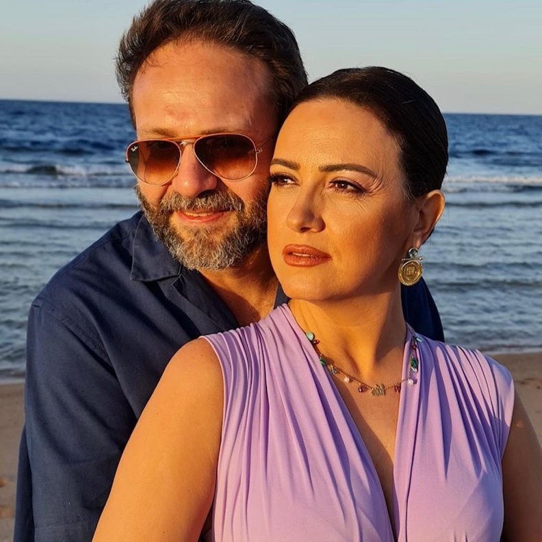 ريهام بد الغفور وزوجها