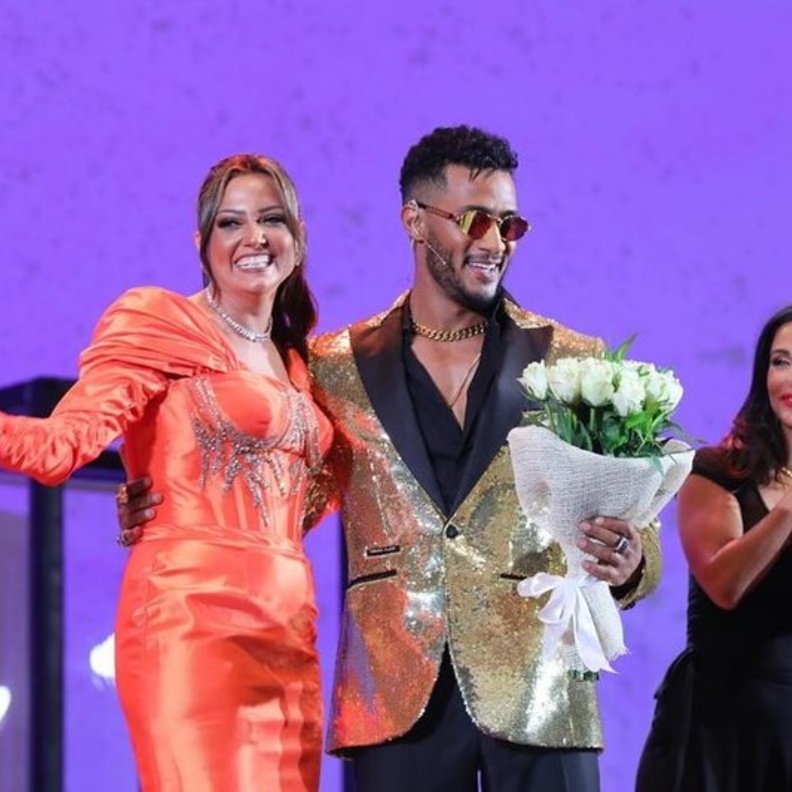 محمد رمضان وبشرى