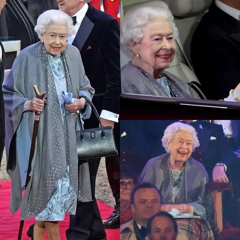 ملكة بريطانيا في حفل " Gallop Through History" اليوبيل البلاتيني للملكة