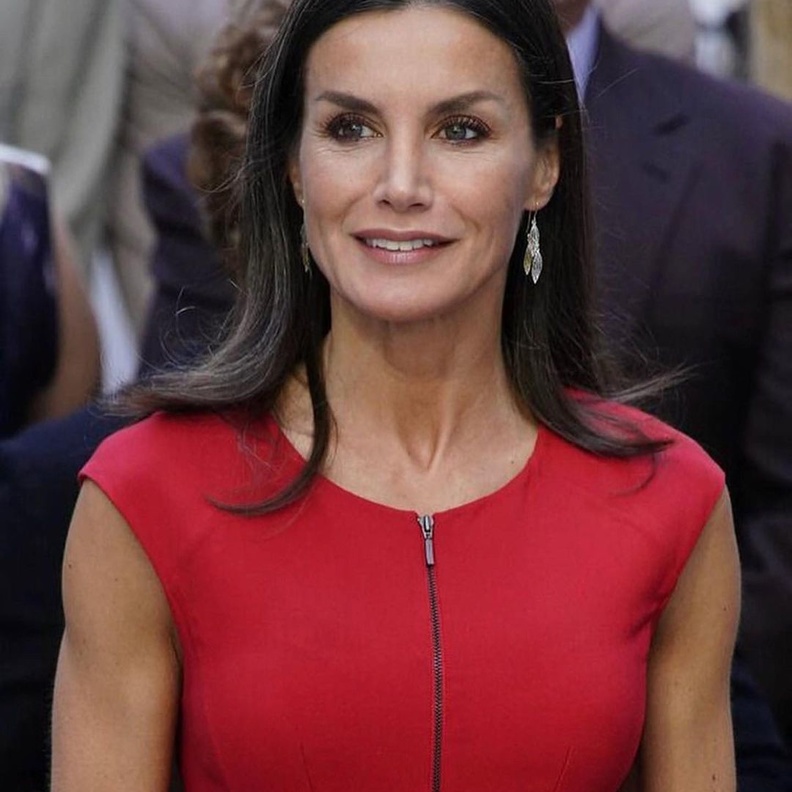 الملكة ليتيزيا في اجتماع عمل جديد في قاعة احتفالات ICEX في مدريد