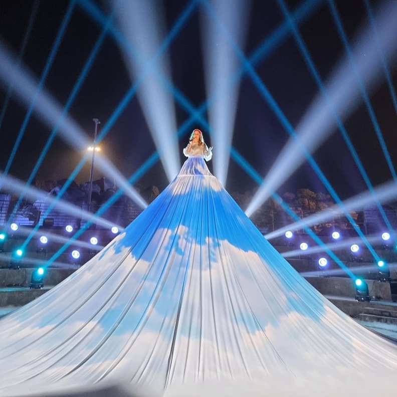 سوسن البهيتي في المهرجان 