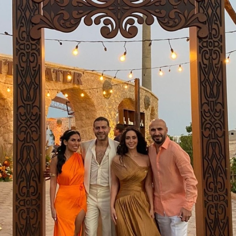 محمد فراج وبسنت شوقي 