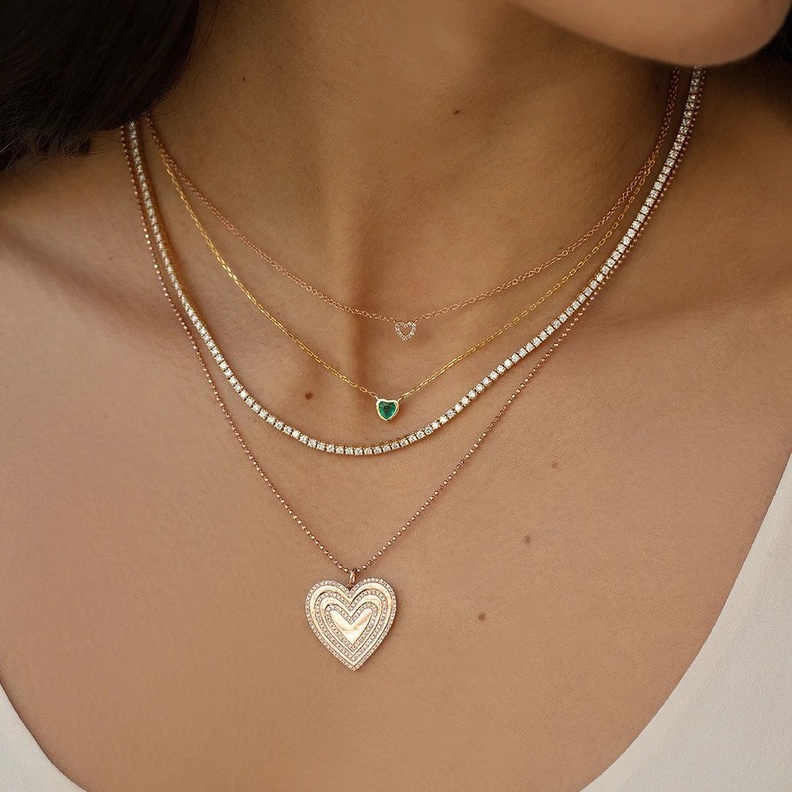 اختاري سلاسل تنس رفيعة لتكديس ناعم