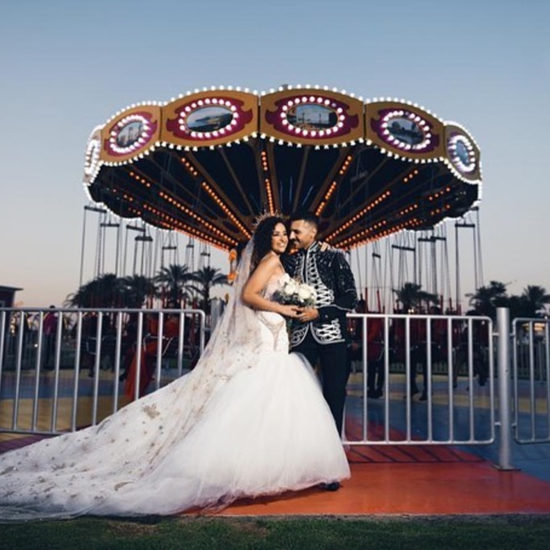 الفنان حسن أبو الروس في حفل زفافه= انستغرام الفنان