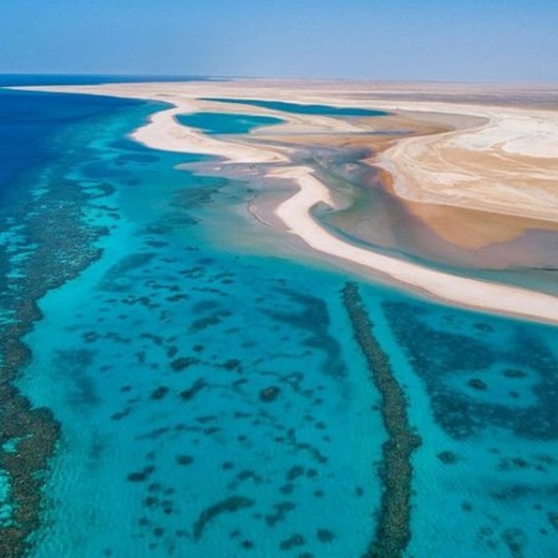 المياه الفيروزية تأسر القلوب - المصدر وكالة الأنباء السعودية