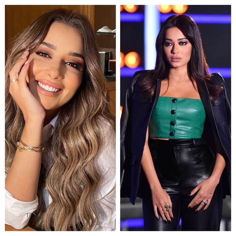 النجمتان رحمة رياض وبلقيس فتحي