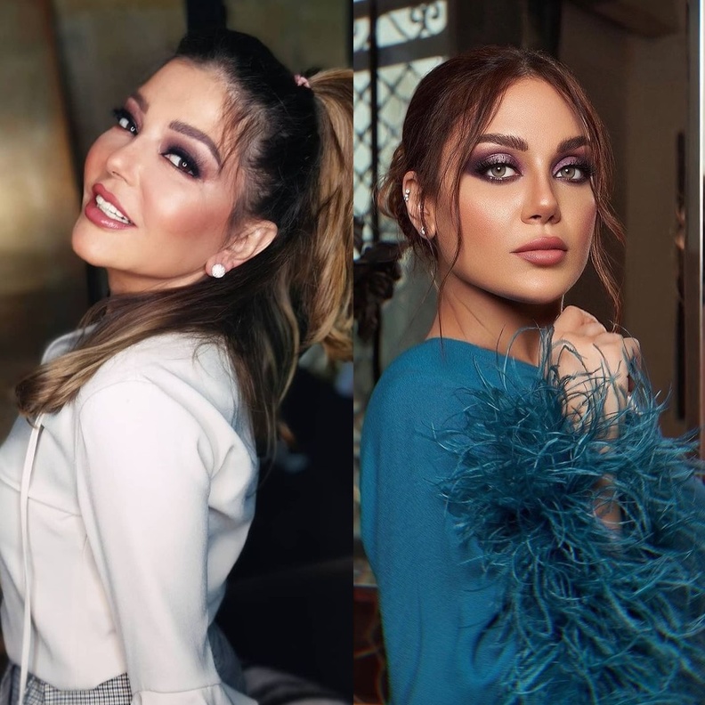 سميرة سعيد وابنة هيفاء وهبي 