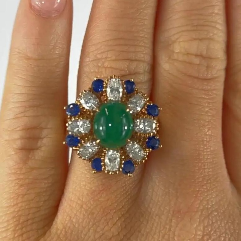 خاتم Cluster من Oscar Heyman