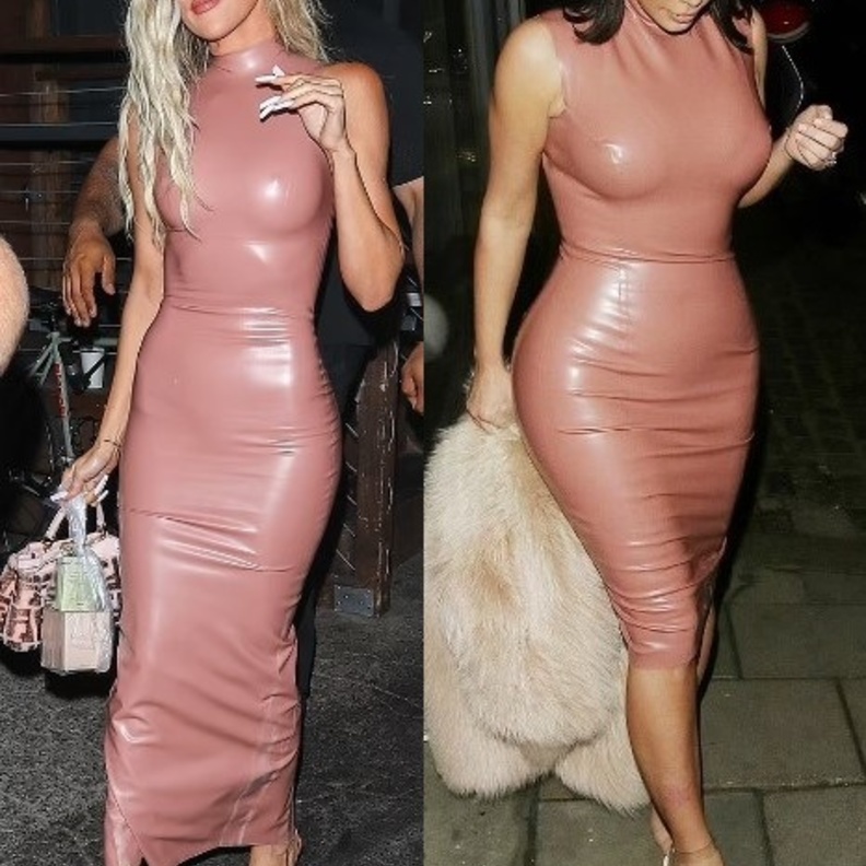 صور كلوي كارداشيان تستوحي إطلالتها الجريئة من شقيقتها كيم