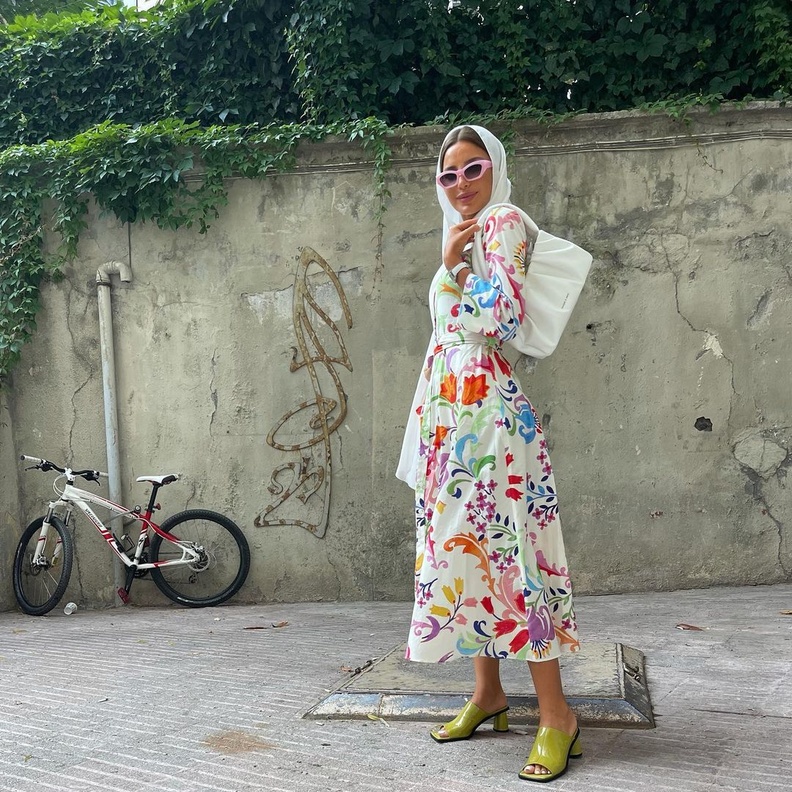 موديلات فساتين صيفية للمحجبات من انستقرام مؤثرات الموضة 