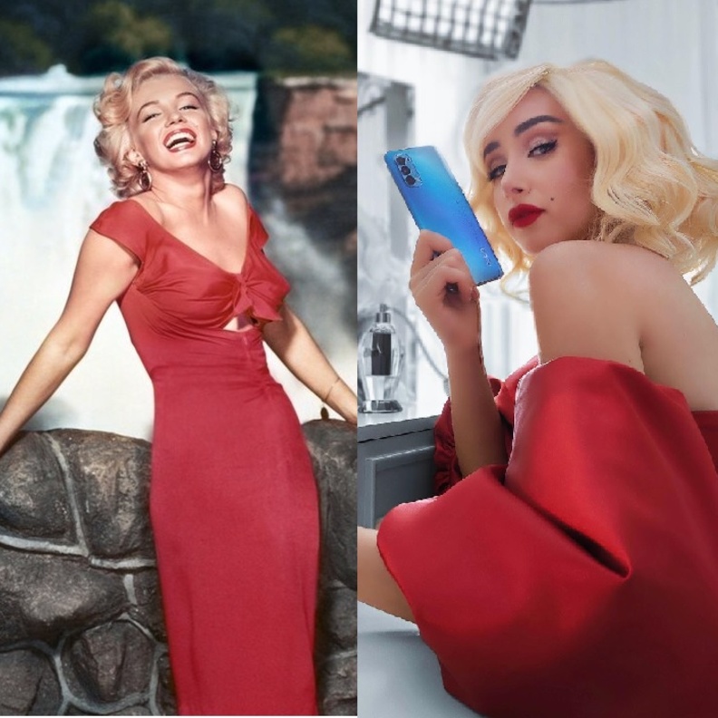 هنا الزاهد ومارلين مونرو