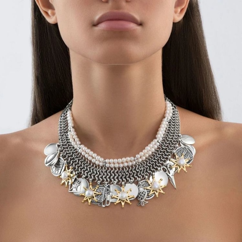 قلادة من توقيع عزة فهمي Azza Fahmy