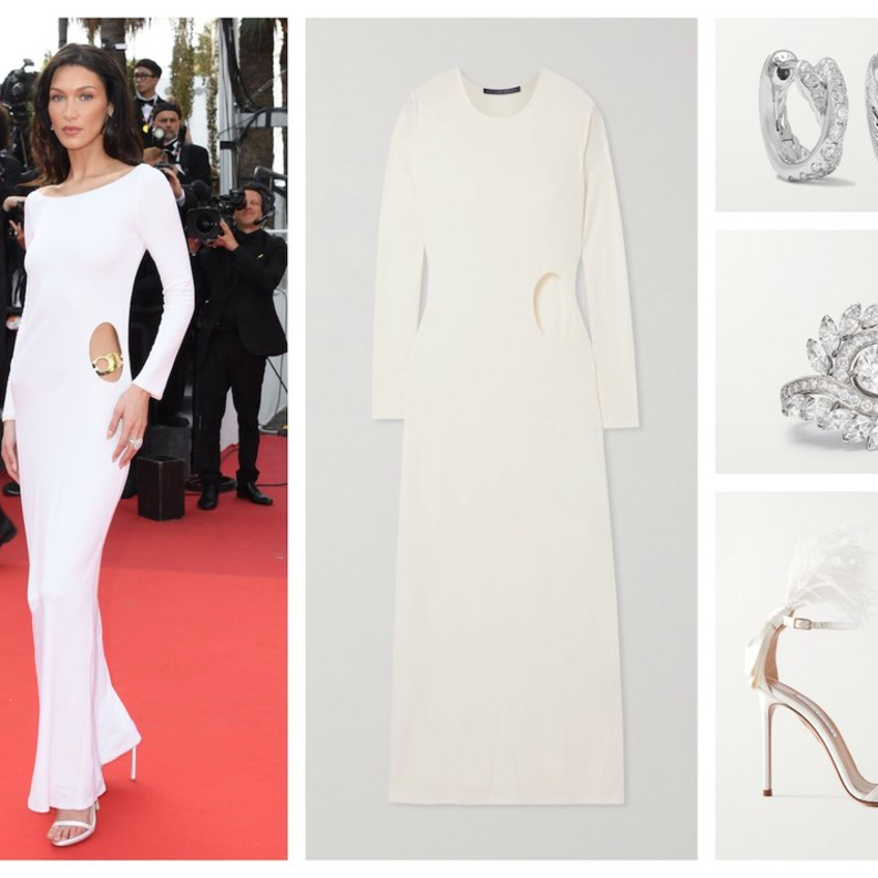 تألقي بالأبيض بأسلوب شبابي وعصري على طريقة بيلا حديد!