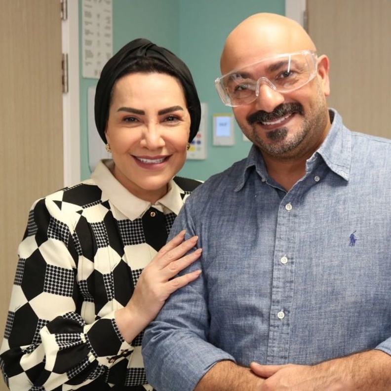 عبدالمحسن القفاص وهدى حسين