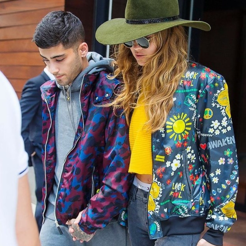 جيجي حديد وزين مالك