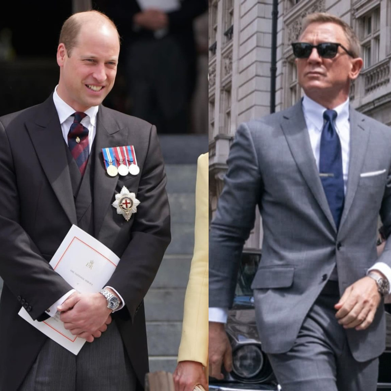 دانيال كريج والأمير ويليام