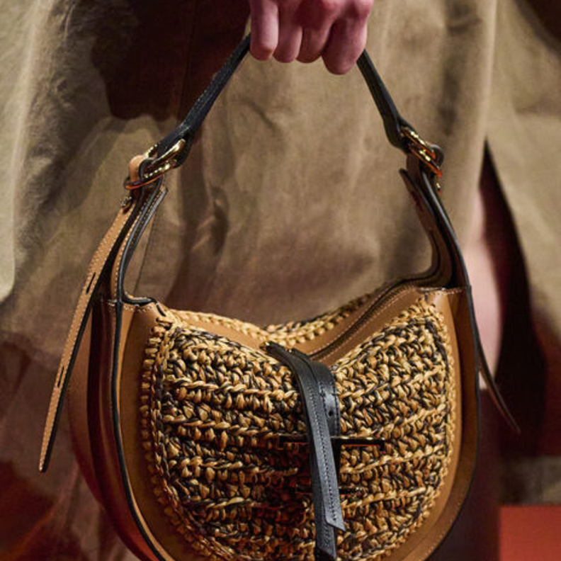 حقيبة قش من Tods