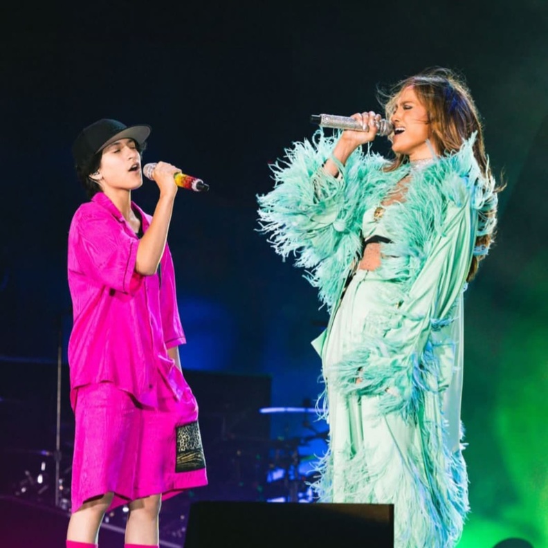 جينيفر لوبيز وابنتها