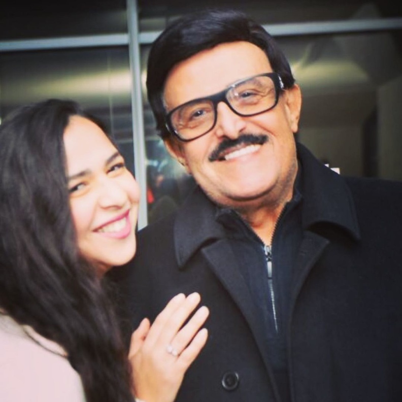 ايمي سمير غانم ووالدها 