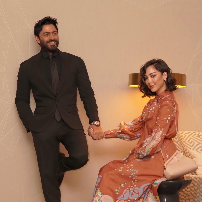 بسمة بوسيل وتامر حسني 