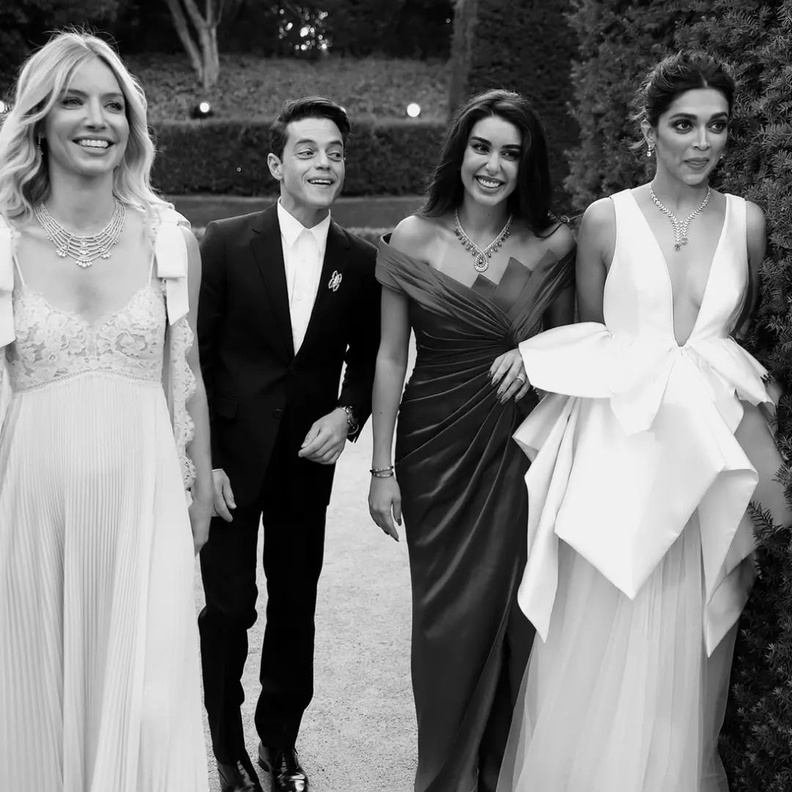  أحدث ظهور لديبيكا بادوكون بصحبة رامي مالك وياسمين صبري