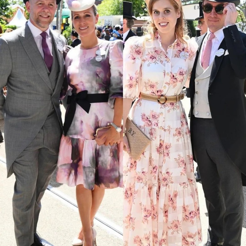  العائلة المالكة البريطانية في اليوم الأول من سباق أسكوت الملكي