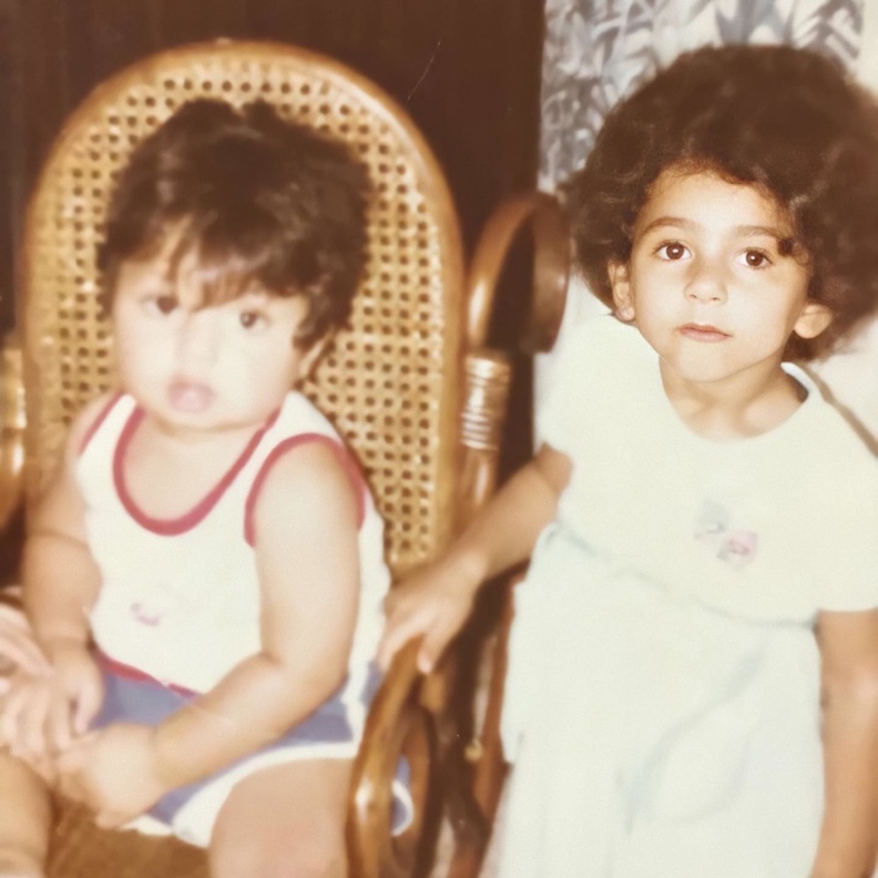 هيفاء حسين في الطفولة 