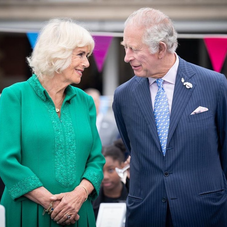 الأمير تشارلز مع زوجته الثانية كاميلا