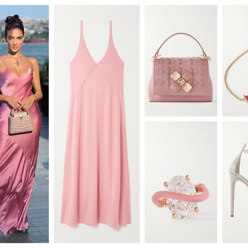 تألقي باللون الزهري الجذاب على طريقة جيسيكا قهواتي