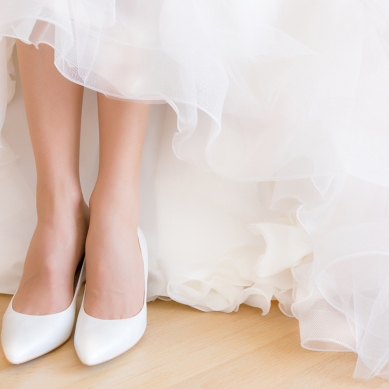 مواصفات حذاء العروس الصحية لتجنب آلام الظهر يوم الزفاف