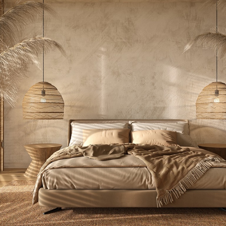 ينظر إلى المساحات المدهونة بالبيج على أنها متعددة الاستخدامات عبر أنماط تصميم الديكور المختلفة