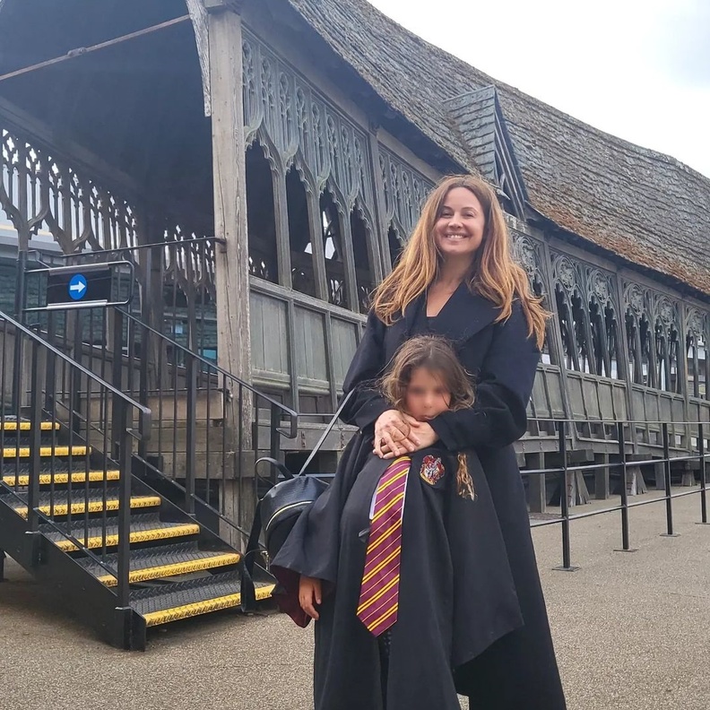 ريا أبي راشد وابنتها