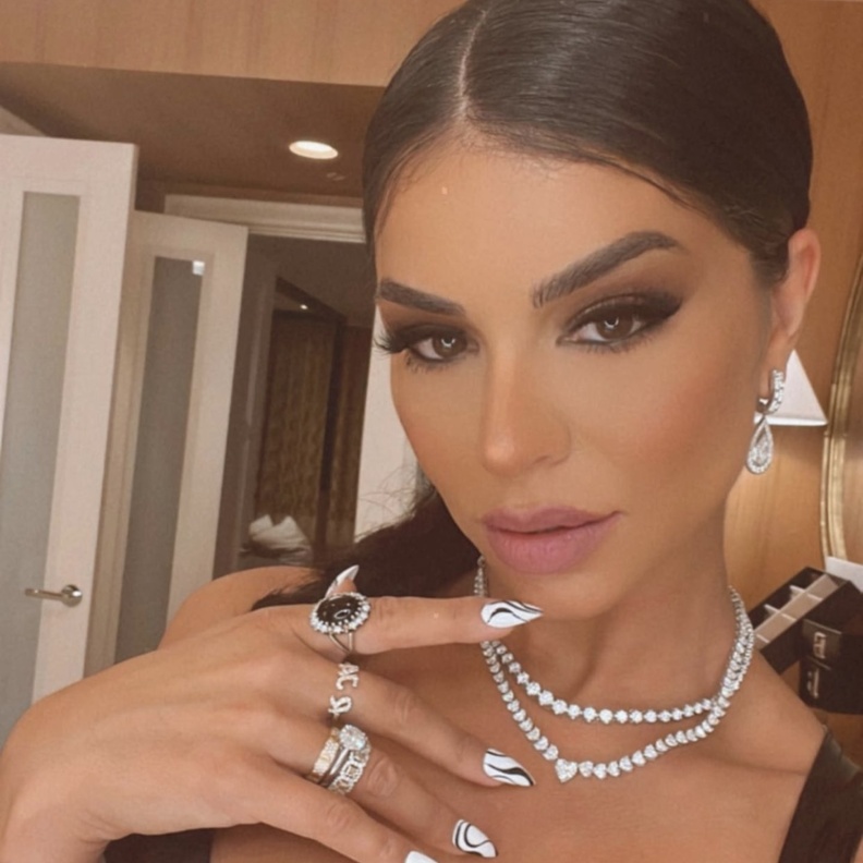 صورة لمكياج ريما فقيه من حسابها على انستغرام