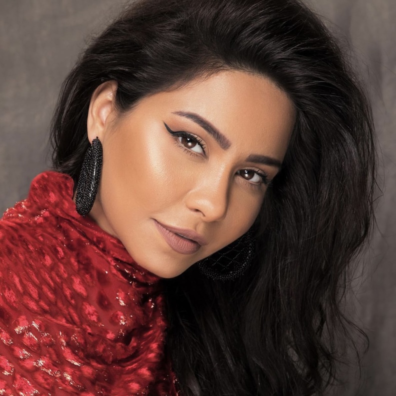 مكياج شيرين عبد الوهاب بانامل خبير التجميل داني كامل - الصورة من حسابه على انستغرام