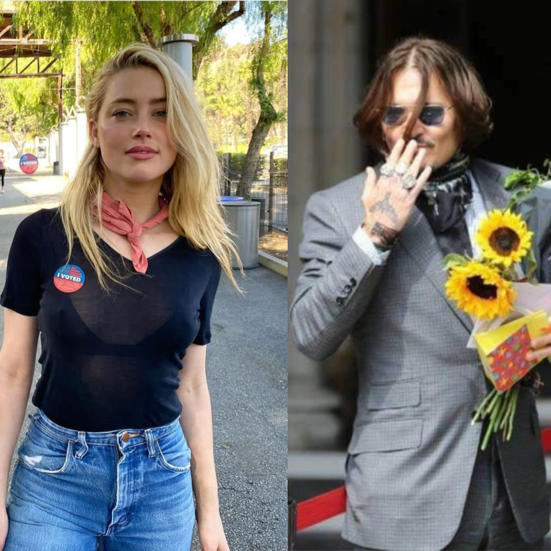 جوني ديب وآمبر هيرد